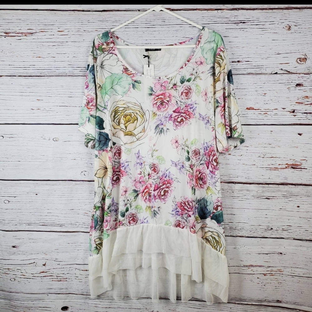 Floral tunic 3x